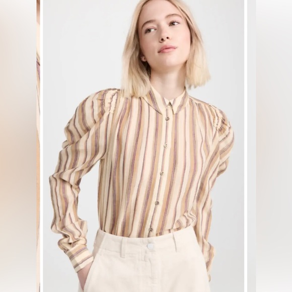 Ulla Johnson Madelyn Blouse, Positano Size 4 - Picture 2 of 7